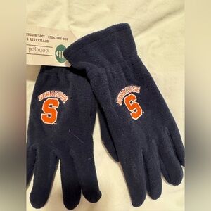 Syracuse Orange Fleece Gloves